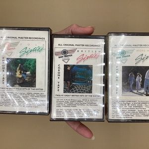 Lot of 3 Baby Boomer 60s cassettes